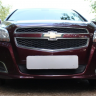 Защита радиатора "Standart" Chevrolet Malibu (2012-2015) чёрная купить недорого с доставкой в Гатчина