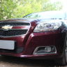 Защита радиатора "Standart" Chevrolet Malibu (2012-2015) чёрная купить недорого с доставкой в Гатчина