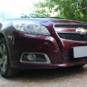 Защита радиатора "Standart" Chevrolet Malibu (2012-2015) чёрная купить недорого с доставкой в Гатчина