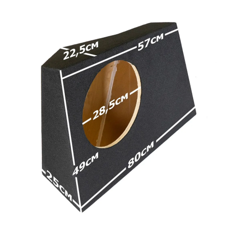 Короб под 12" сабвуфер Ford Focus 2 (хэтчбек, в правое крыло, 35л) купить недорого с доставкой в Гатчина