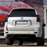Накладка (юбка) заднего бампера "JAOS" (2 части) для Toyota Land Cruiser 150 Prado (2009-2014) купить недорого с доставкой в Гатчина