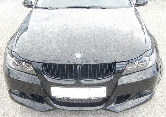 Накладки на фары (реснички) для BMW 3 Series (E90) (2005-2012) купить недорого с доставкой в Гатчина