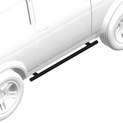 защита порогов "f02" для L@DA 4x4, urban 5 дв. (не окрашенная)