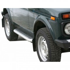 Защита порогов с резинкой «Эксклюзив» для B@3 21214 &quot;L@DA 4х4&quot;, L@DA 4x4 Urban