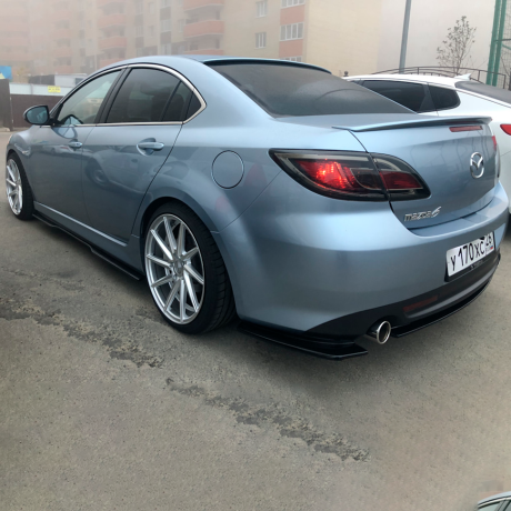 Комплект сплиттеров "KENSTYLE" для Mazda 6 GH (передний сплиттер рестайлинг 2011-2013) купить недорого с доставкой в Гатчина