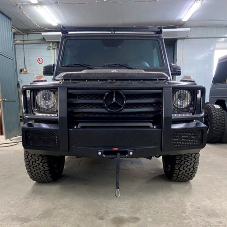 Силовой передний бампер W463 G350 CDI для Mercedes-Benz G-Class (с кенгурятником) купить недорого с доставкой в Гатчина
