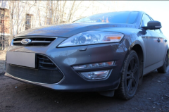 Защита радиатора &quot;Standart&quot; Ford Mondeo IV (2010-2014) чёрная