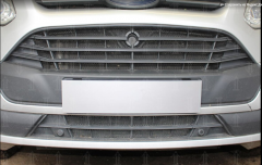 Защита радиатора &quot;Standart&quot; Ford Tourneo Custom I (2012-2018) верх, чёрная