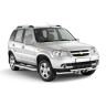 Защита переднего бампера двойная с зубьями d63/63мм Chevrolet Niv@ (2009-2020 г.в.) купить недорого с доставкой в Гатчина
