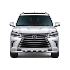 Защита переднего бампера двойная с зубьями d63/63мм (НПС) LEXUS 450D (2015-н.в.)