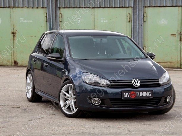 Накладки на пороги "R-Line" для Volkswagen Golf VI (2008-2012) купить недорого с доставкой в Гатчина