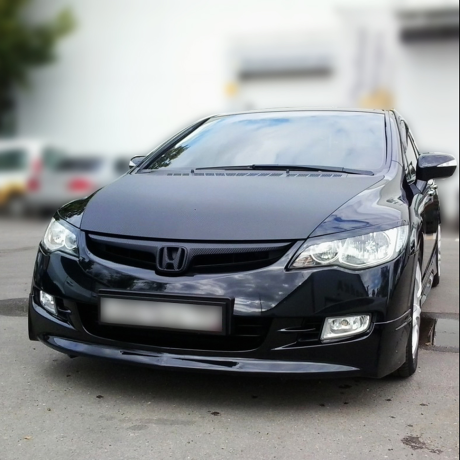 Накладки на фары (реснички) для Honda Civic (2009-2011) купить недорого с доставкой в Гатчина